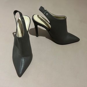 NWOT Taupe Faux Leather Booties